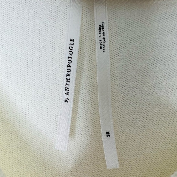 Anthropologie Long Sleeve Pleated Twofer Sweater Maxi Dress Size 3X NEW - Picture 13 of 15